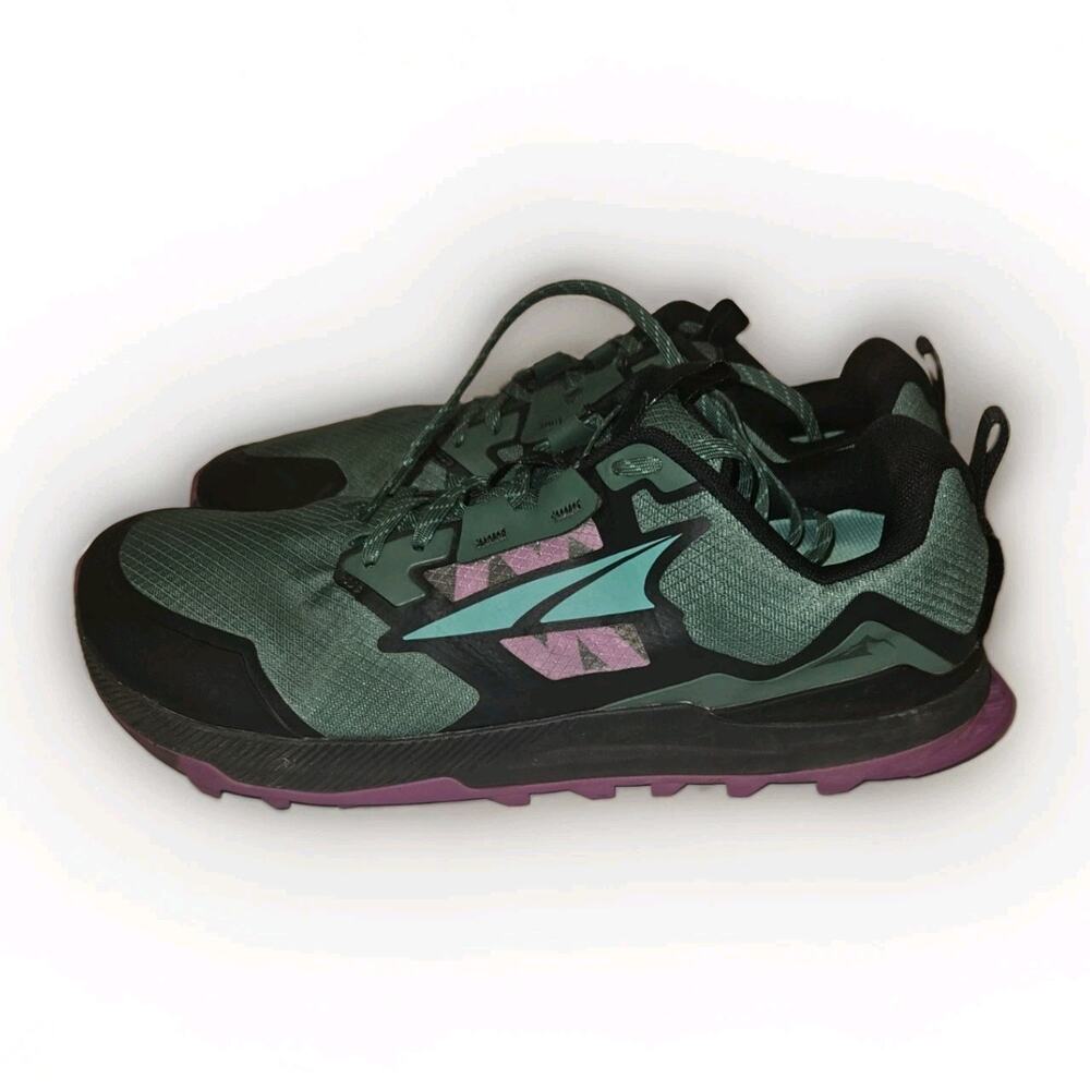 Altra Lone Peak 7 Green Teal Trail Running Hiking Shoes AL0A7R6H008 Mens Size 12 - Picture 4 of 8